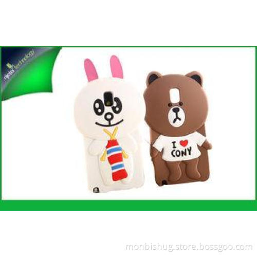 Animal Bear Style Silicone Samsung Mobile Phone Cases For G